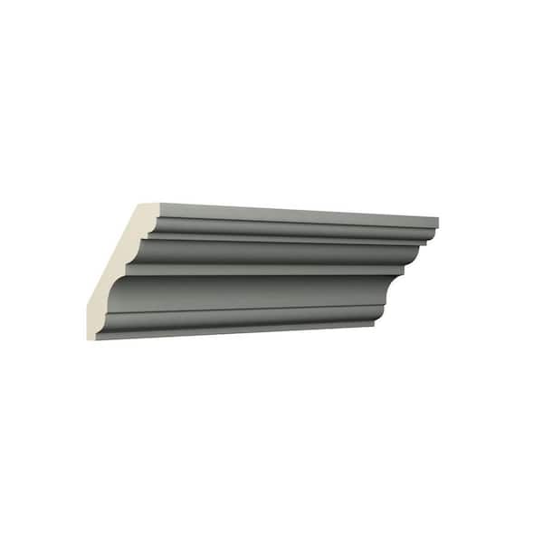 Ekena Millwork Anthony 2.25 in. D x 3.5 in. W x 96 in. L Polyurethane Crown Moulding