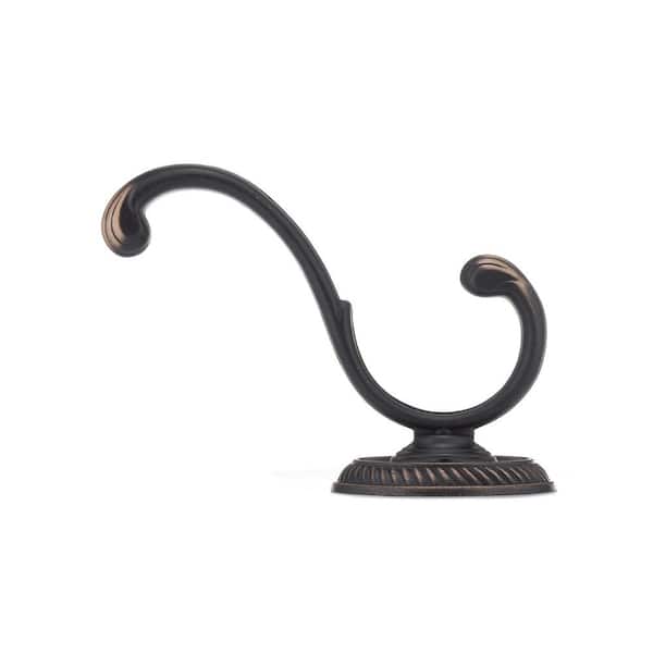 Nystrom 3-7/8 in. (98 mm) Brushed Oil-Rubbed Bronze Classic Wall Mount Coat  Hook NH2043021BORB - The Home Depot