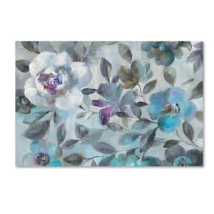 30 in. x 47 in. "Twilight Flowers Crop" by Danhui Nai Printed Canvas Wall Art