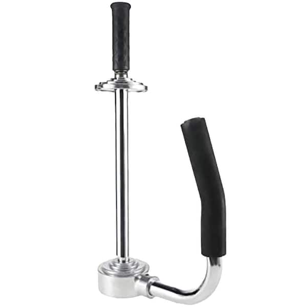 12-20 Stretch Wrap Film Dispenser Holder Metal Chrome Finish with Adjustable Tension Knob for Packing