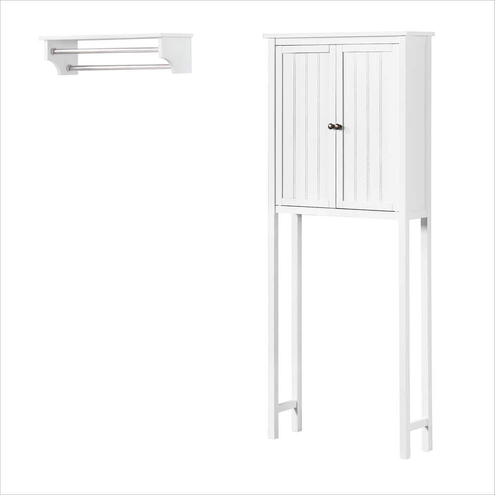 VASAGLE Small Bathroom Storage Cabinet, Toilet Paper Holder with