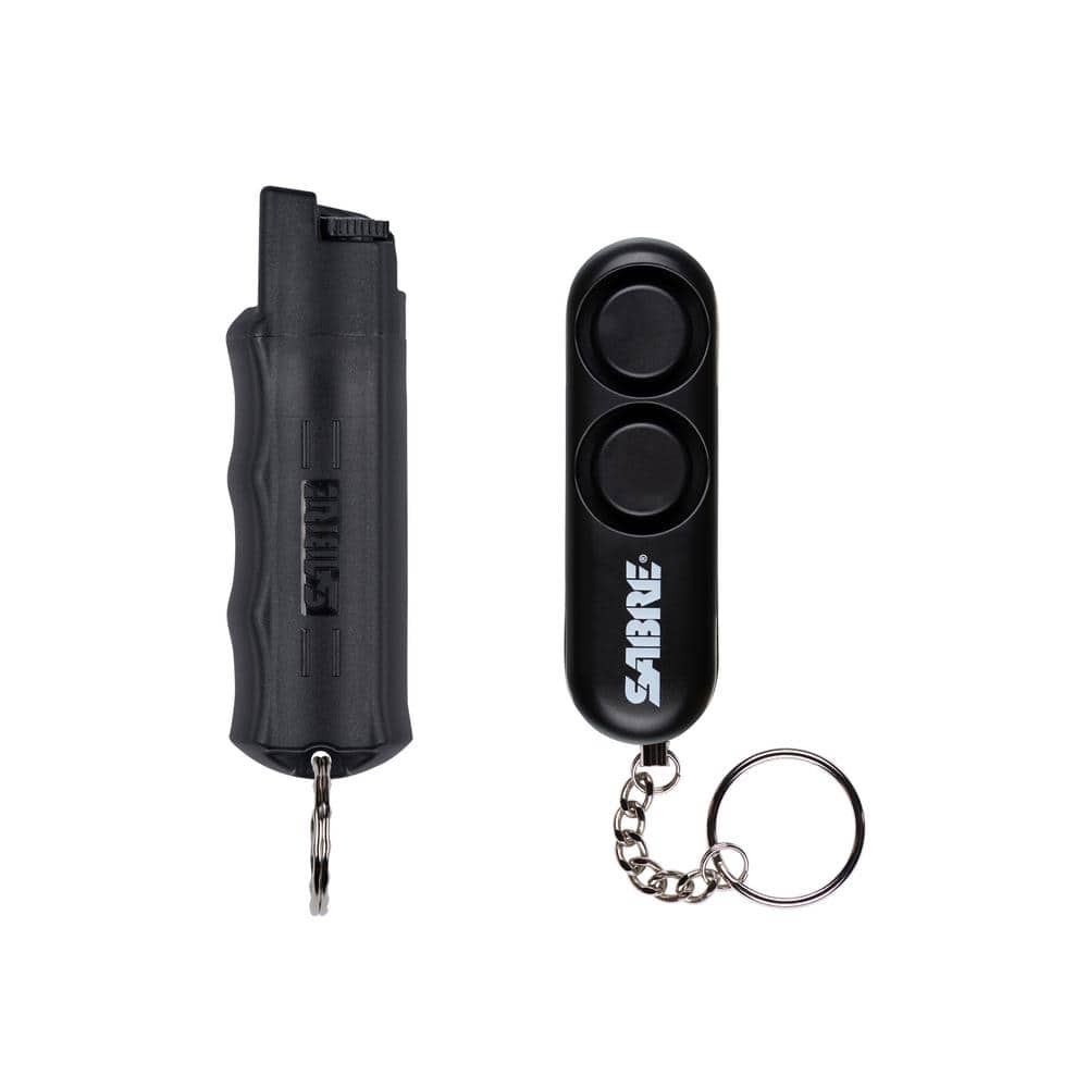 SABRE Personal Safety Kit Pepper Spray with Key Ring and Personal Alarm