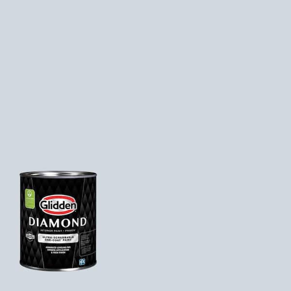 Glidden Diamond 1 qt. PPG1242-2 Touch Of Blue Flat Interior