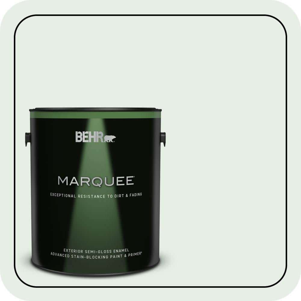 1 gal. #460C-1 Aegean Mist Semi-Gloss Enamel Exterior Paint & Primer price history on PriceWatchPro