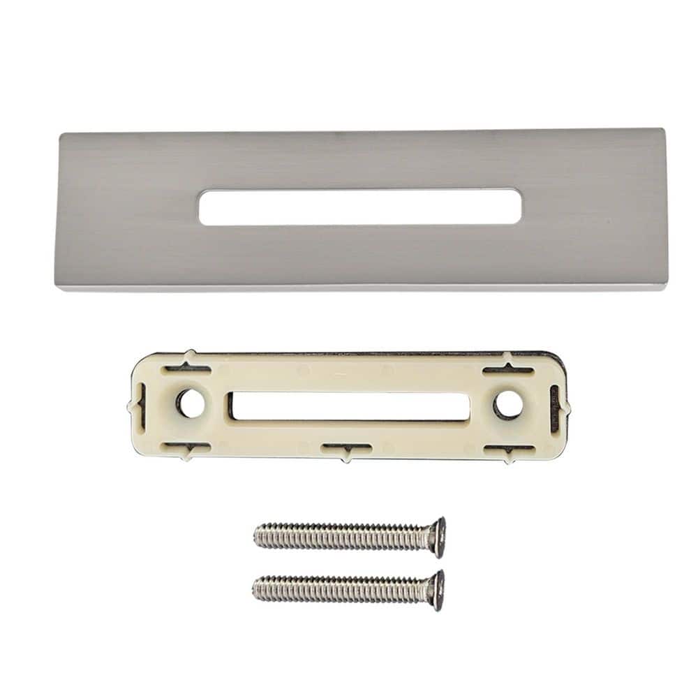 "Brass Linear Overflow Cover with Plastic Holder and 1-3/4"" Screws in Stainless Steel" price history on PriceWatchPro