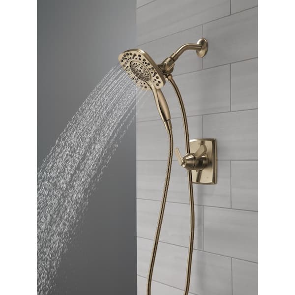 sugreme ディープレイヤー 2セット Delta Ashlyn In2ition Gold 1-Handle Shower Trim Kit in Champagne
