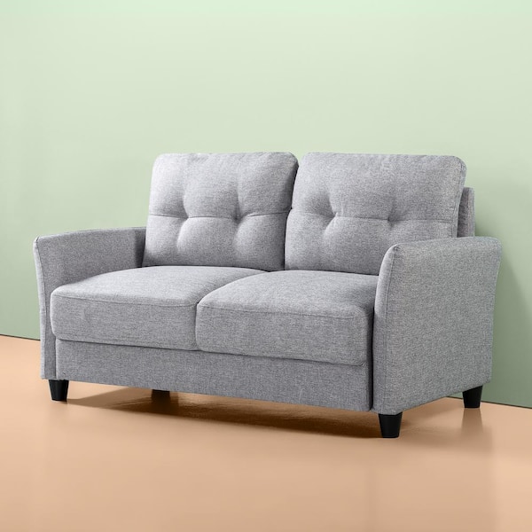 ZINUS Ricardo Sofa Couch / Tufted Cushions / Easy, Tool-Free Assembly, Dark  Grey