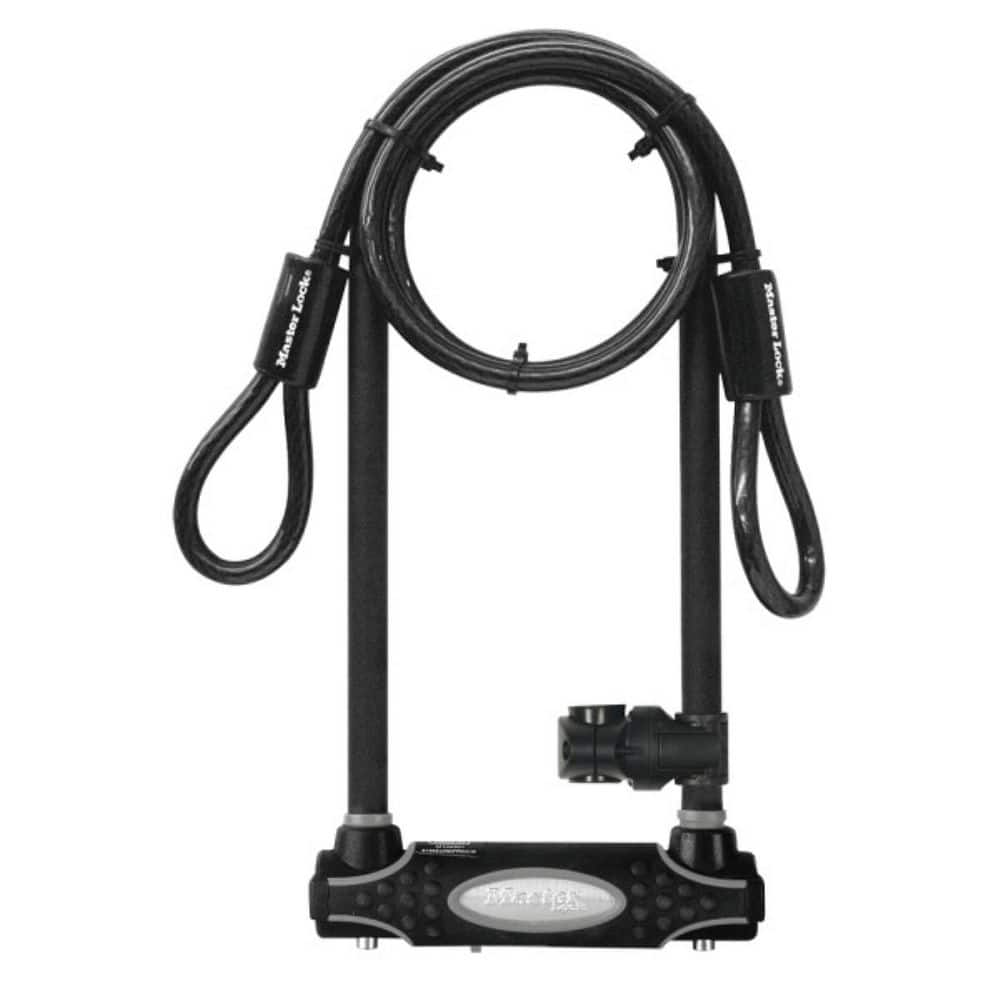 6 in. (15cm) Wide Hardened Steel U-Lock w/ 11 in.(28cm) Shackle Clearance; 4 ft.(1. 2m)x 3/8 in. (10mm) Looped-End Cable price history on PriceWatchPro