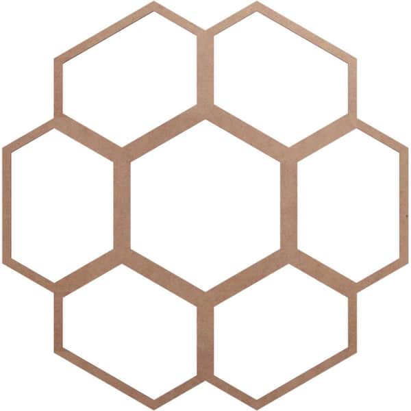 Ekena Millwork 0.375 in. x 36 in. x 36 in. Wood Medallion Moulding
