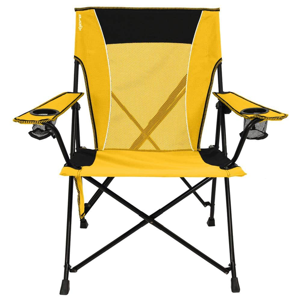 Junglewood Yellow Prima Chair With Upper Back Cushion Support