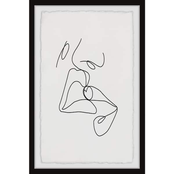 Unbranded "Wise Decision" by Marmont Hill Framed Abstract Art Print 24 in. x 16 in.