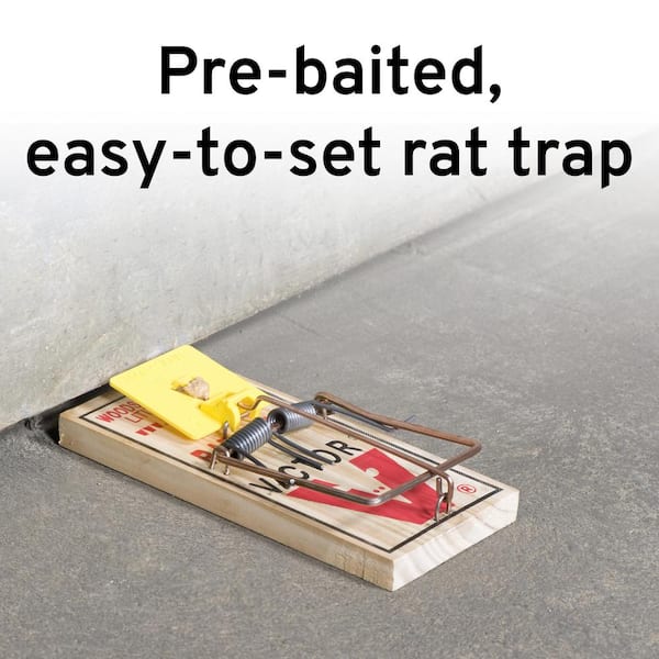 Pest Control Rat Traps, Professional Multi Captsure Set of 6 Large