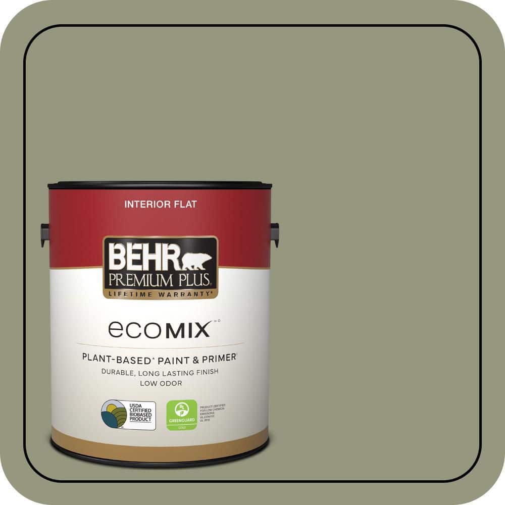 1 gal. #S380-5 Milkweed Pod Flat EcoMix Plant-Based Interior Paint & Primer price history on PriceWatchPro