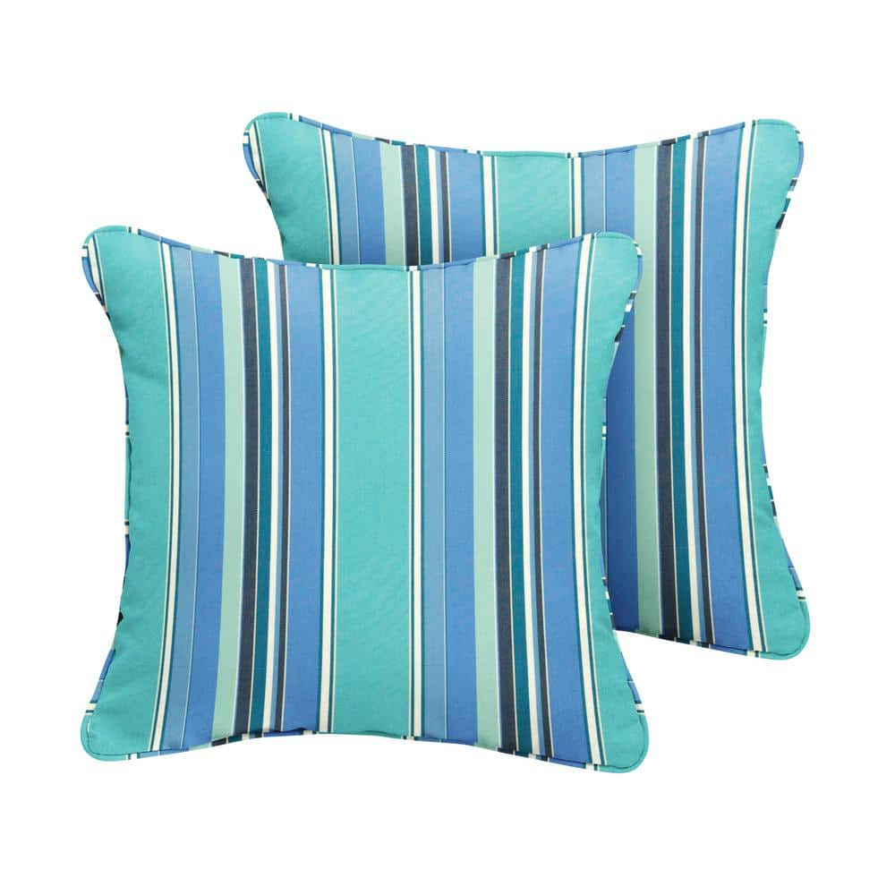 Three Stripe Pillow 20 Navy - House of Cindy