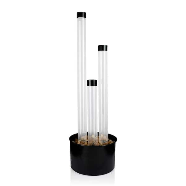 Alpine Corporation 3-Tiered Acrylic Bubble Fountain with Remote and 16 ...