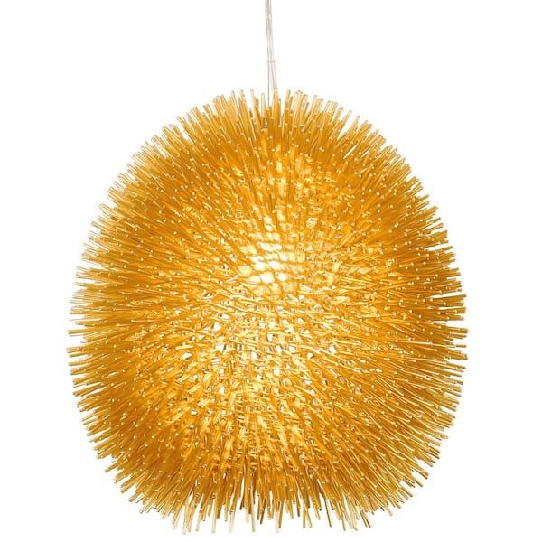 Varaluz Urchin 1-Light Gold Pendant