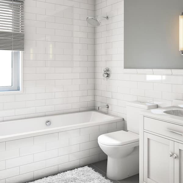 Croma Pressure Balance Tub/Shower Set with Rough, 2.0 GPM in Chrome