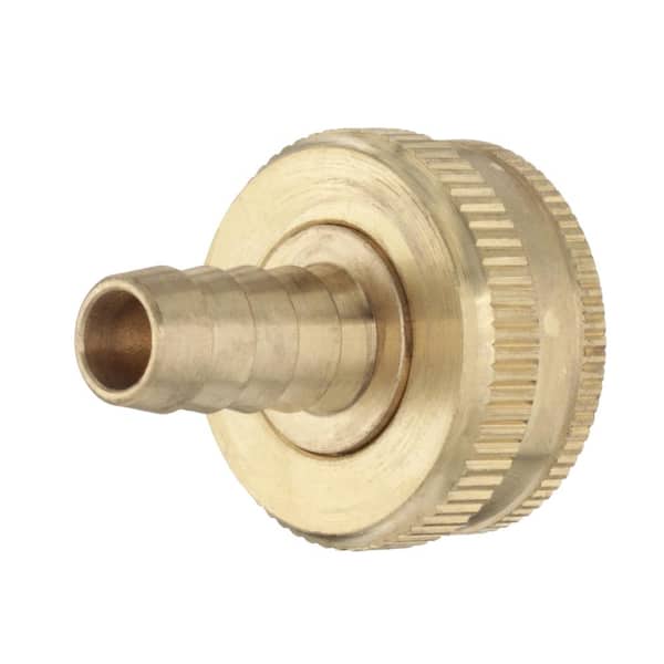 Everbilt 3/8 in. Barb x 3/4 in. FHT Brass Adapter Fitting