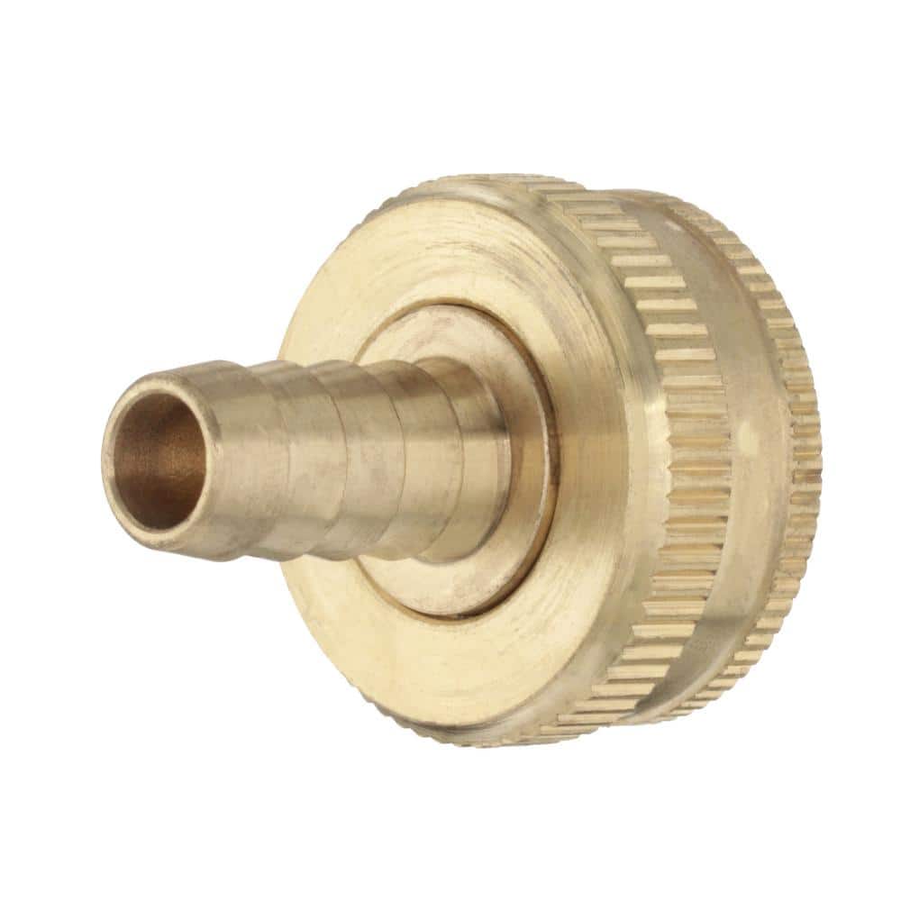 Everbilt 3/8 in. Barb x 3/4 in. FHT Brass Adapter Fitting 858140 - The Home  Depot