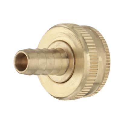3/4 in. FHT x 1/2 in. Barb Brass Adapter Fitting
