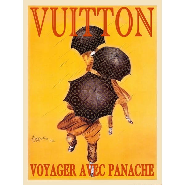 VENICE BEACH Collections Vuitton Vintage Travel Poster Ala Parapluie Revel by Grotto Studios Unframed Graphic Poster Art Print 18 in. x 24 in.