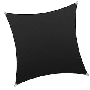 20 ft. x 24 ft. Rectangle Super Ring Sun Shade Sail 260 GSM Heavy Duty - Black