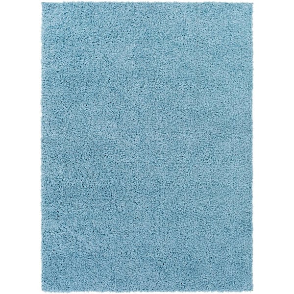 Jovie Pale Blue 8 ft. x 10 ft. Indoor Area Rug