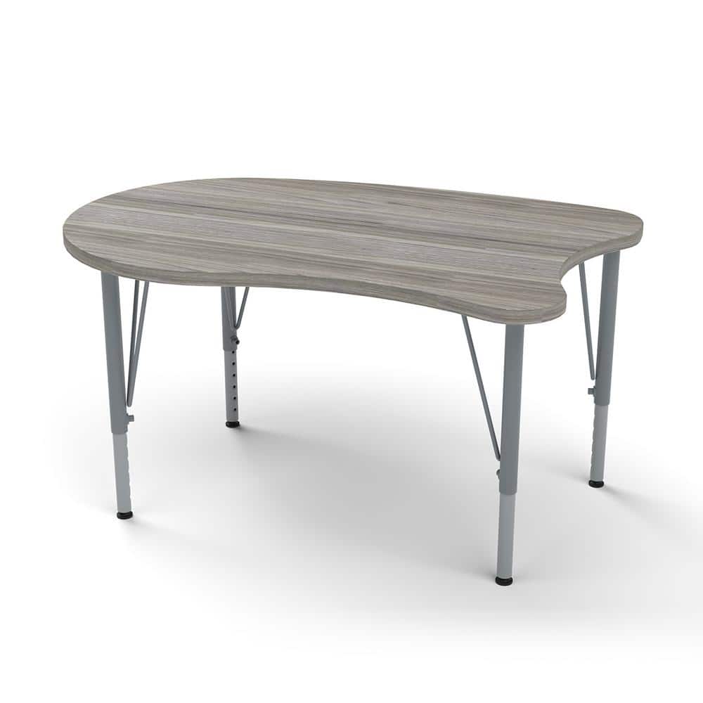 Versa Desk Curve Laminate Large Surface Height Adjustable Kids Desk Classro