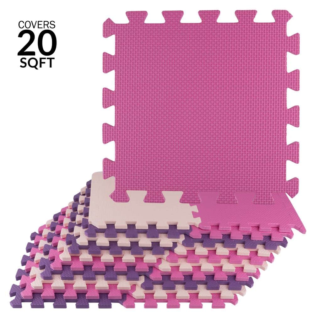 sofhu mat 12 siromani session ソフマット Stalwart 12 in. x 12 in. x 0.125 in. Foam Gym Flooring Mat
