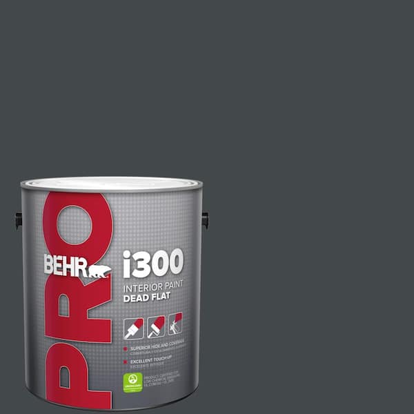 BEHR PRO 1 gal. #PPU24-23 Little Black Dress Dead Flat Interior Paint