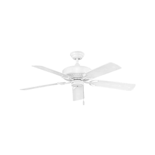 Oasis 52 in. Indoor/Outdoor Appliance White Ceiling Fan Pull Chain