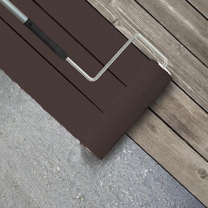 1 gal. #PFC-25 Dark Walnut Textured Low-Lustre Enamel Interior/Exterior Porch and Patio Anti-Slip Floor Paint