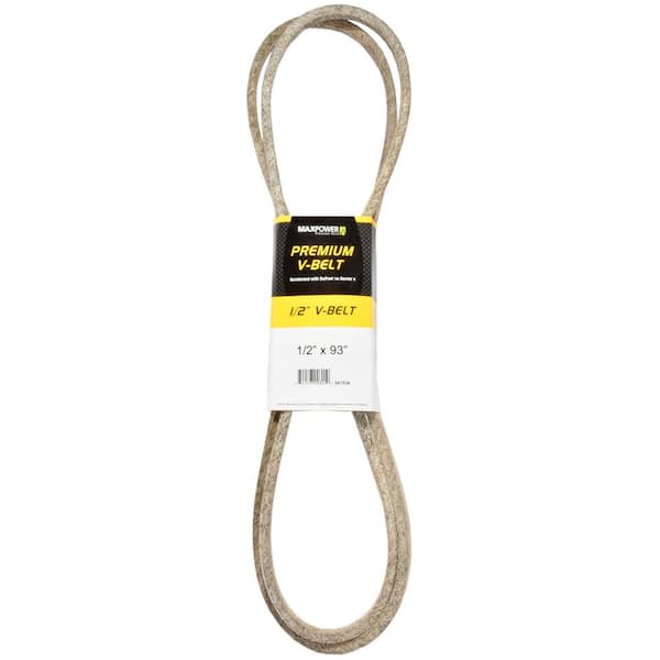 MaxPower 1/2 in. x 93 in. Premium V-Belt 347536 - The Home Depot