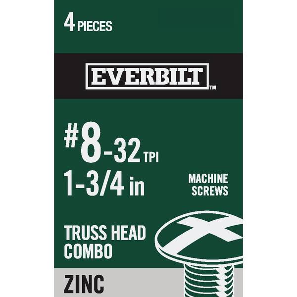 Top Quality SB1420-1 Steel Zinc Truss Combo - 1/4-20 X 1" Post & Screw (10 Sets), Made In Taiwan