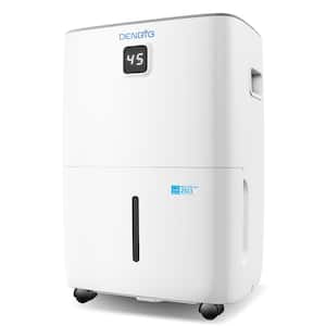 35 pt. 2500 sq.ft. Dehumidifier in White with Bucket and Drain Hose for Basement, Garage and Damp Rooms, ENERGY STAR