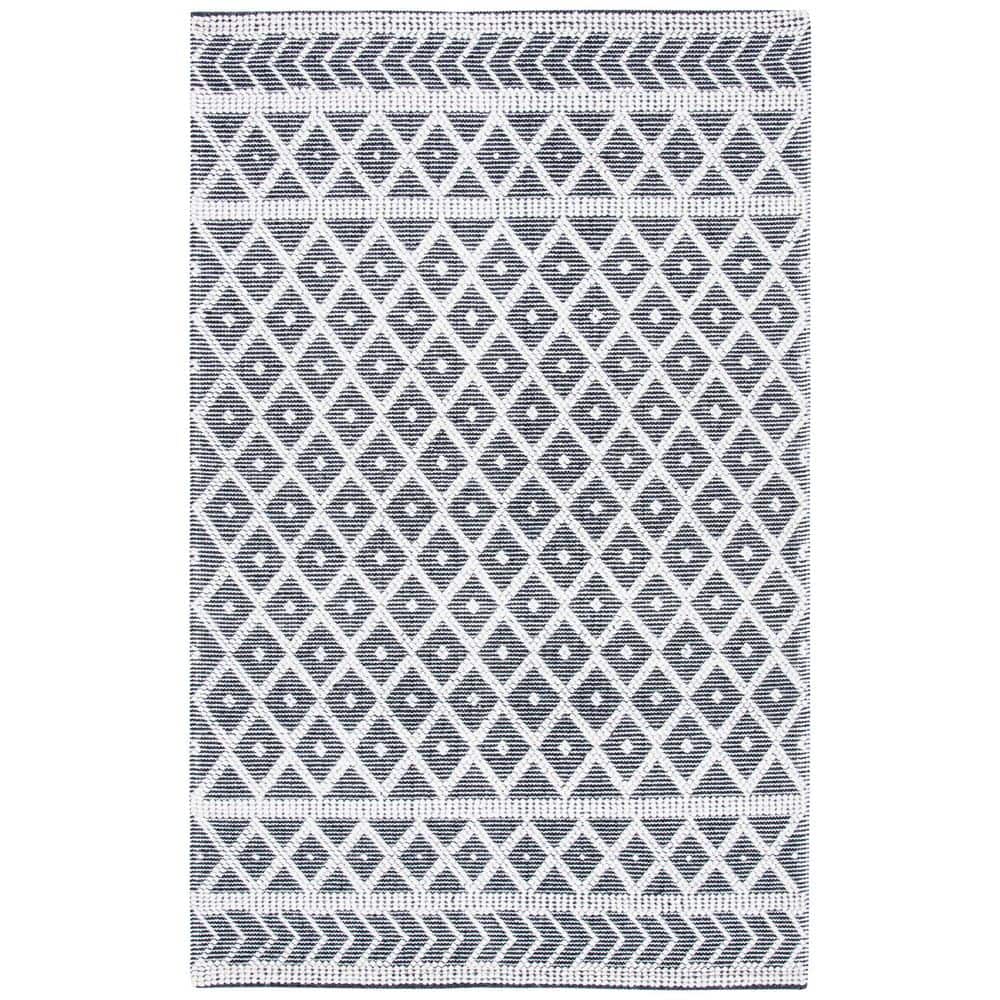 Natura 4 ft. x 6 ft. Ivory/Black Diamond Monochrome Area Rug price history on PriceWatchPro