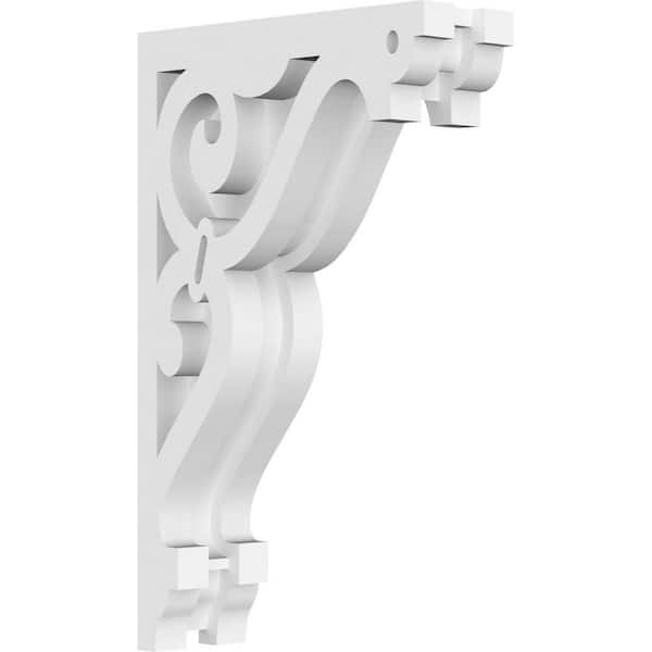 Ekena Millwork Finley 1.5 in. W x 9 in. H x 5.5 in. D Signature Urethane Polyurethane Corbel
