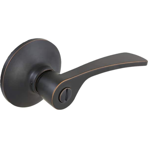 Kensington Aged Bronze Bed/Bath Door Handle