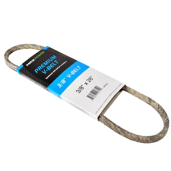 V　 MaxPower 3/8 in. x 37 in. Premium V-Belt 347442 - The Home Depot