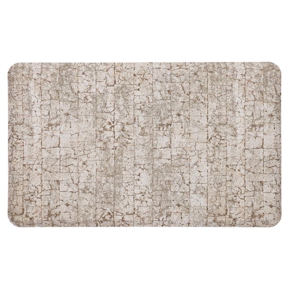 Mohawk Home Salten Tan 1 ft. 8 in. x 3 ft. 6 in. Kitchen Mat 765071