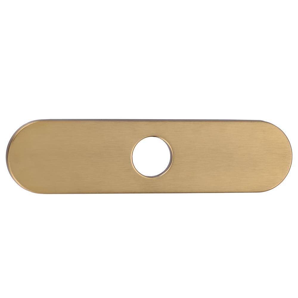 ALEASHA 10 in. Escutcheon Plate in Gold