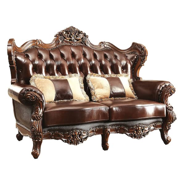 Jericho Dark Oak Love Seat