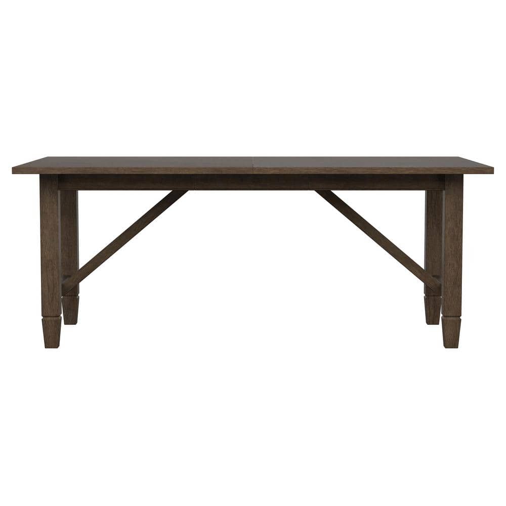 Matisse Rectangular Extendable Brown Mahogany Dining Table