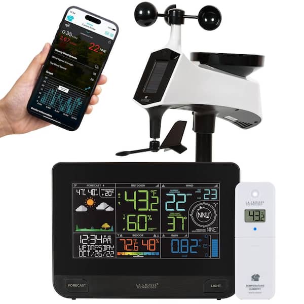 La Crosse Technology Wi-Fi Professional Weather Center with Combination Sensor and Remote Monitoring