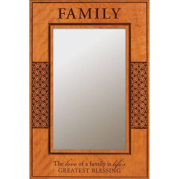 P. Graham Dunn 23.75 in. x 35.75 in. Carved Cherry Framed Mirror