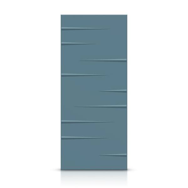 36 in. x 80 in. Hollow Core Dignity Blue Painted Composite MDF Interior Door Slab