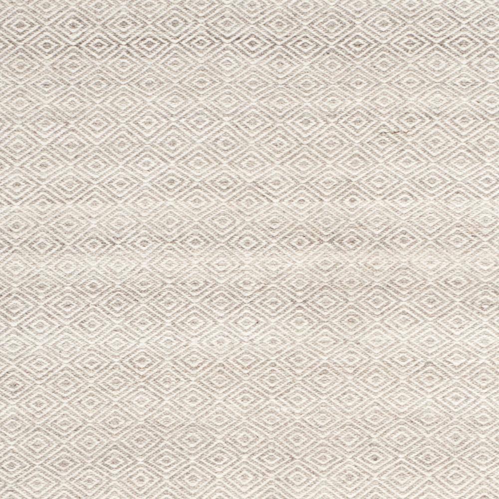 Hand Woven Nomadic Ivory & Silver Wool Area Rug 4' x 6'