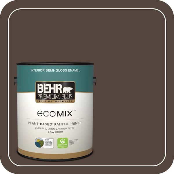 1 gal. Home Decorators Collection #HDC-MD-13 Rave Raisin Semi-Gloss Enamel EcoMix Plant-Based Interior Paint & Primer