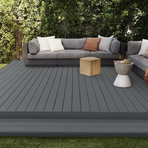 BEHR Premium Advanced DeckOver #PFC-65 Flat Top Textured Solid Color  Exterior Wood and Concrete Coating 500505