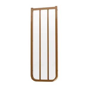 30 in. H x 10.5 in. W x 2 in. D Extension for Stairway Special or Auto Lock Gate Brown
